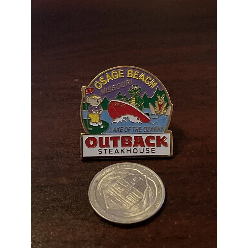 Outback Steakhouse Osage Beach Missouri Lake‎ Of The Ozarks Koala Lapel Hat Pin